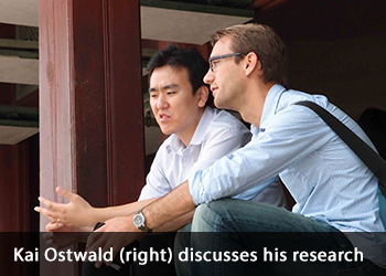 Kai Ostwald discusses his research